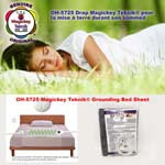 Couverture de lit , pour se « grounder » pour faire la mise à terre la nuit lorsque vous dormez, de Magickey Teknik® OH-5725
